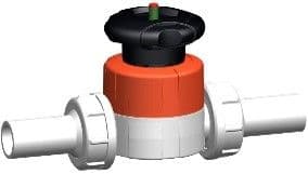 PVDF HP 雙由任隔膜閥 PTFE/EPDM