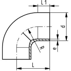 PVDF HP 90度彎頭 ELBOW