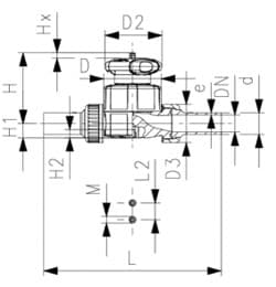 PVDF 雙由任隔膜閥 Diaphragm Valve Type514